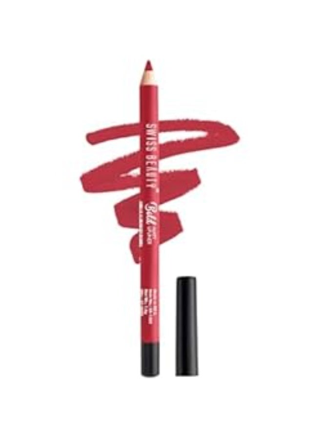 SWISS BEAUTY Bold Matt Lip Liner | Long-lasting |Matte Finish | Non-drying | Shade-04, 5gm & Swiss Beauty Pure Matte Creamy Lipstick | Non-drying, Highly pigmented Lipstick | Shade- Hot Nude, 3.8gm| - Image 3